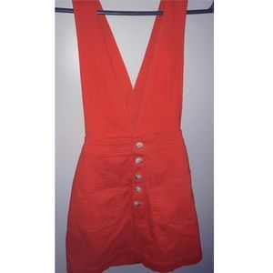 Forever 21 red woven dress [size small]